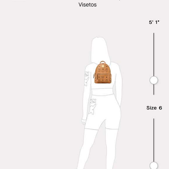 MCM mini bookbag - Picture 10 of 13